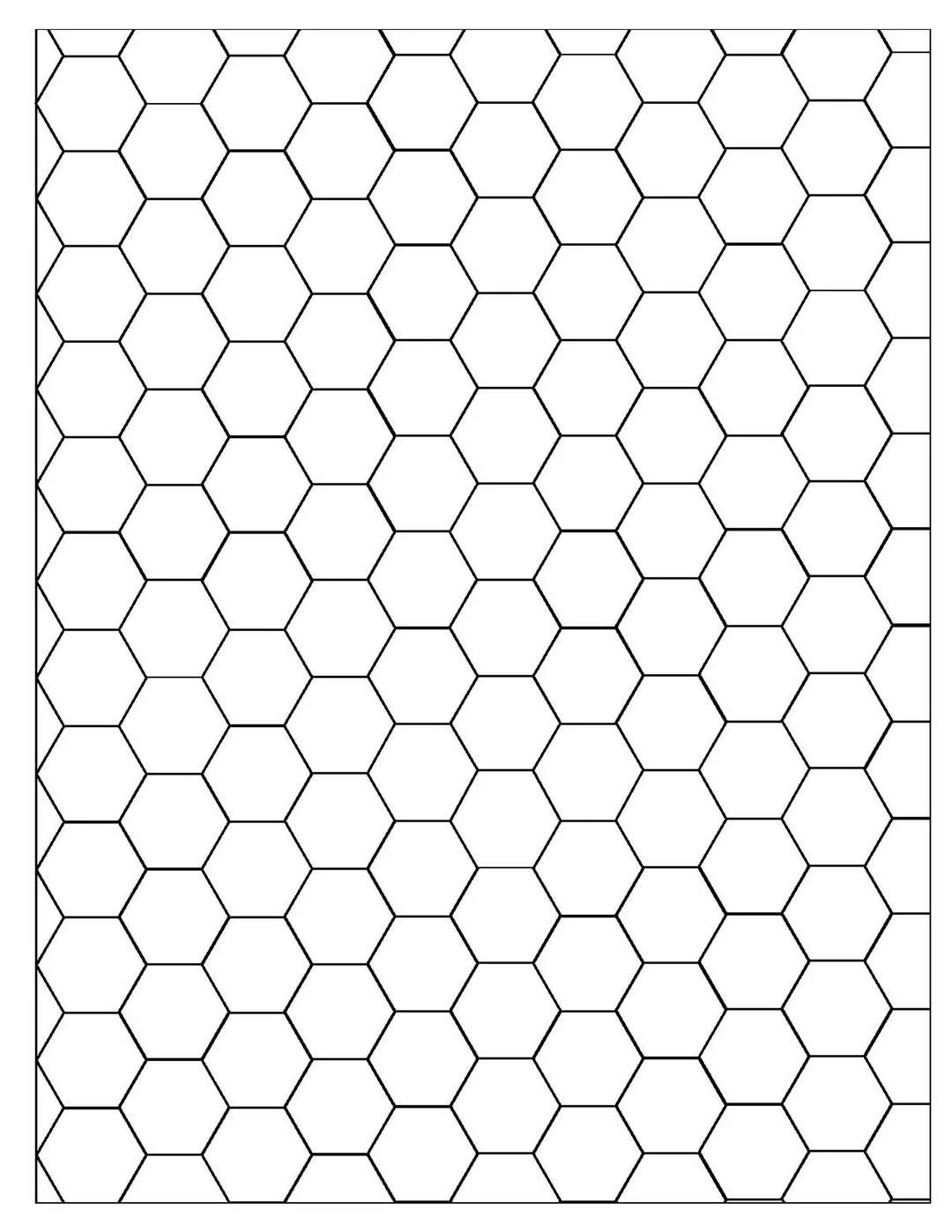 1 Inch Hex Millimeterpapier Etsy de