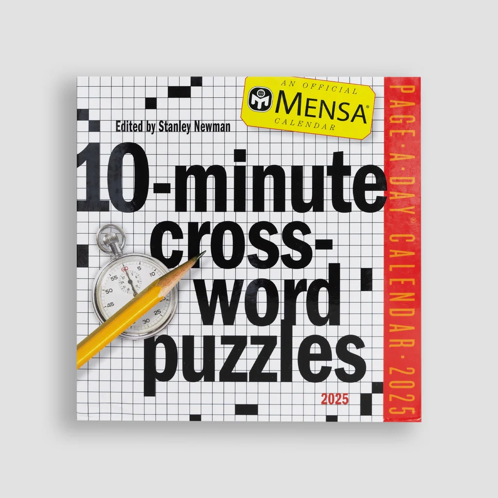 10 minute Crossword Puzzles Calendar 2025