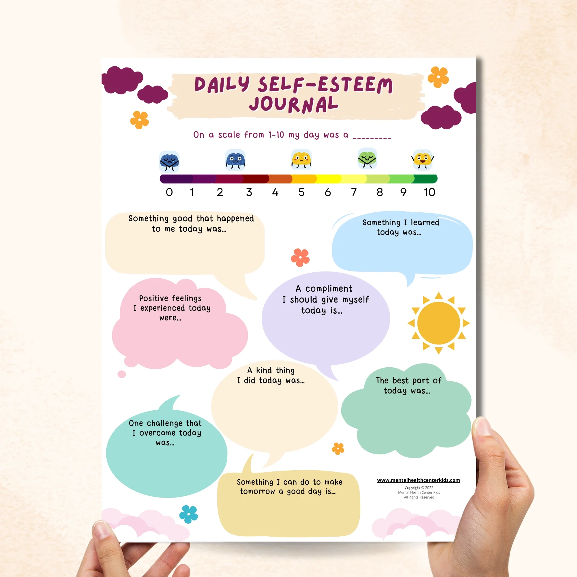 Teen Self Esteem Worksheets Printable Free