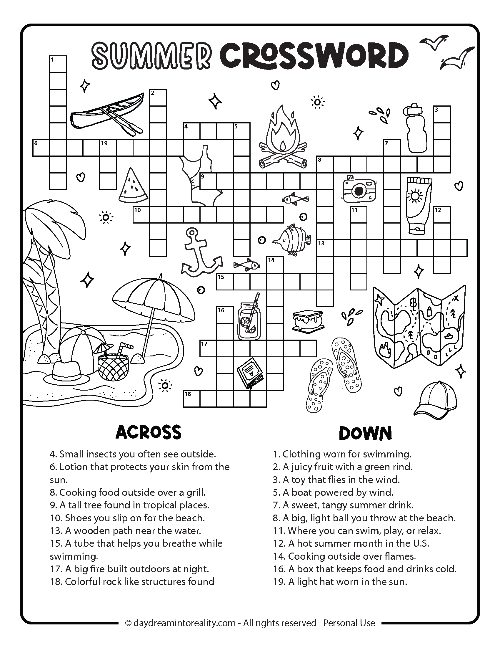 Printable Crossword Puzzles Easy Medium