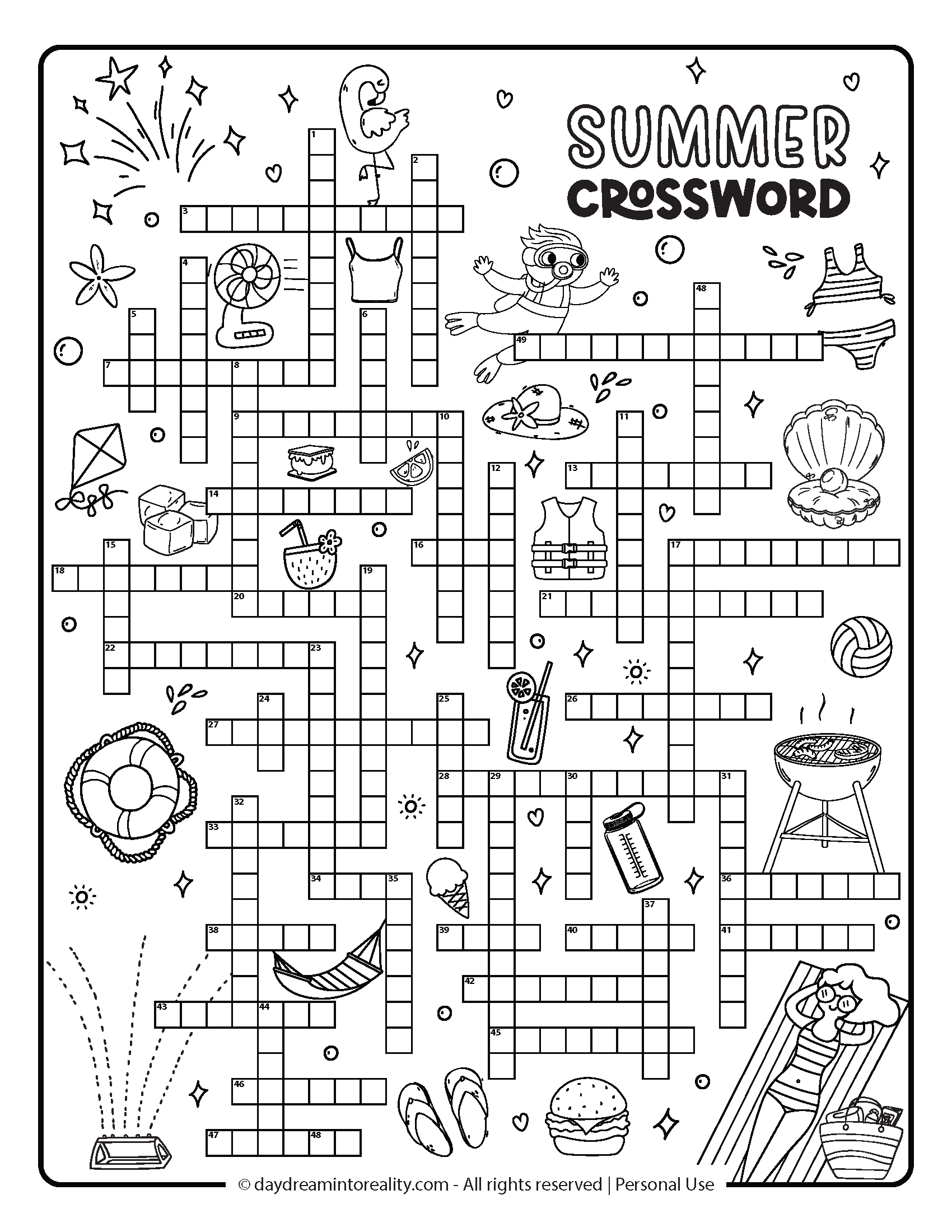 Free Printable Giant Crossword Puzzles