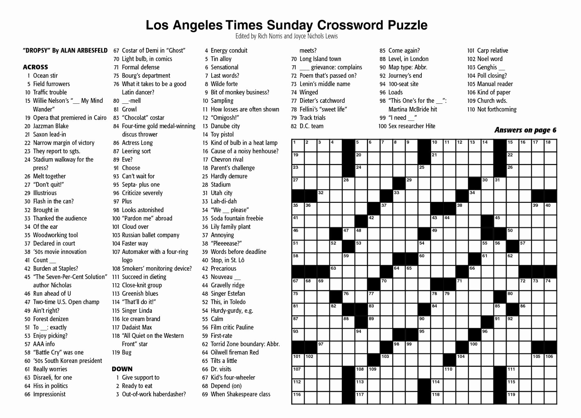 11 Free Printable Crossword Puzzles Ideas Crossword Printable 