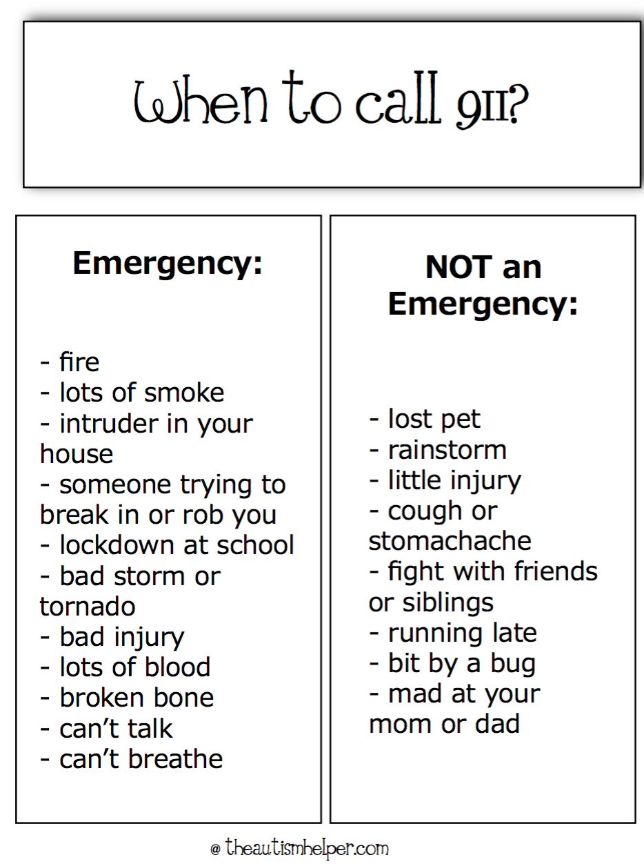 12 Emergency Worksheets Kindergarten Emergency Preparedness Fhe 