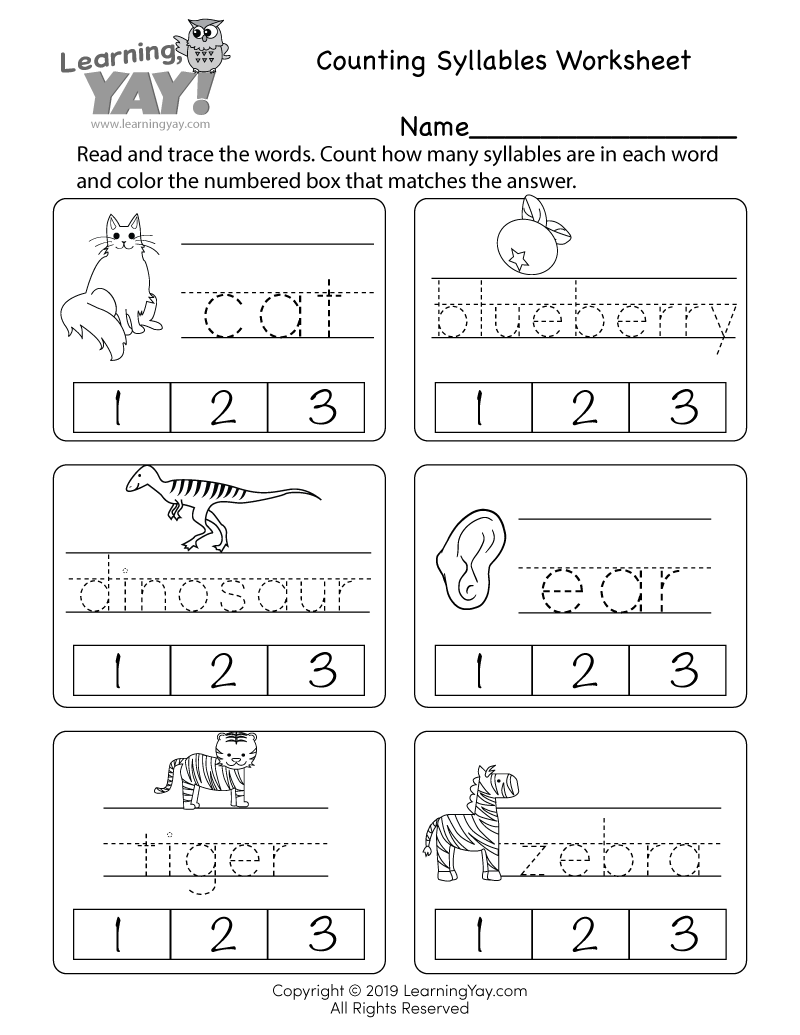1st Grade Worksheets Printable Art