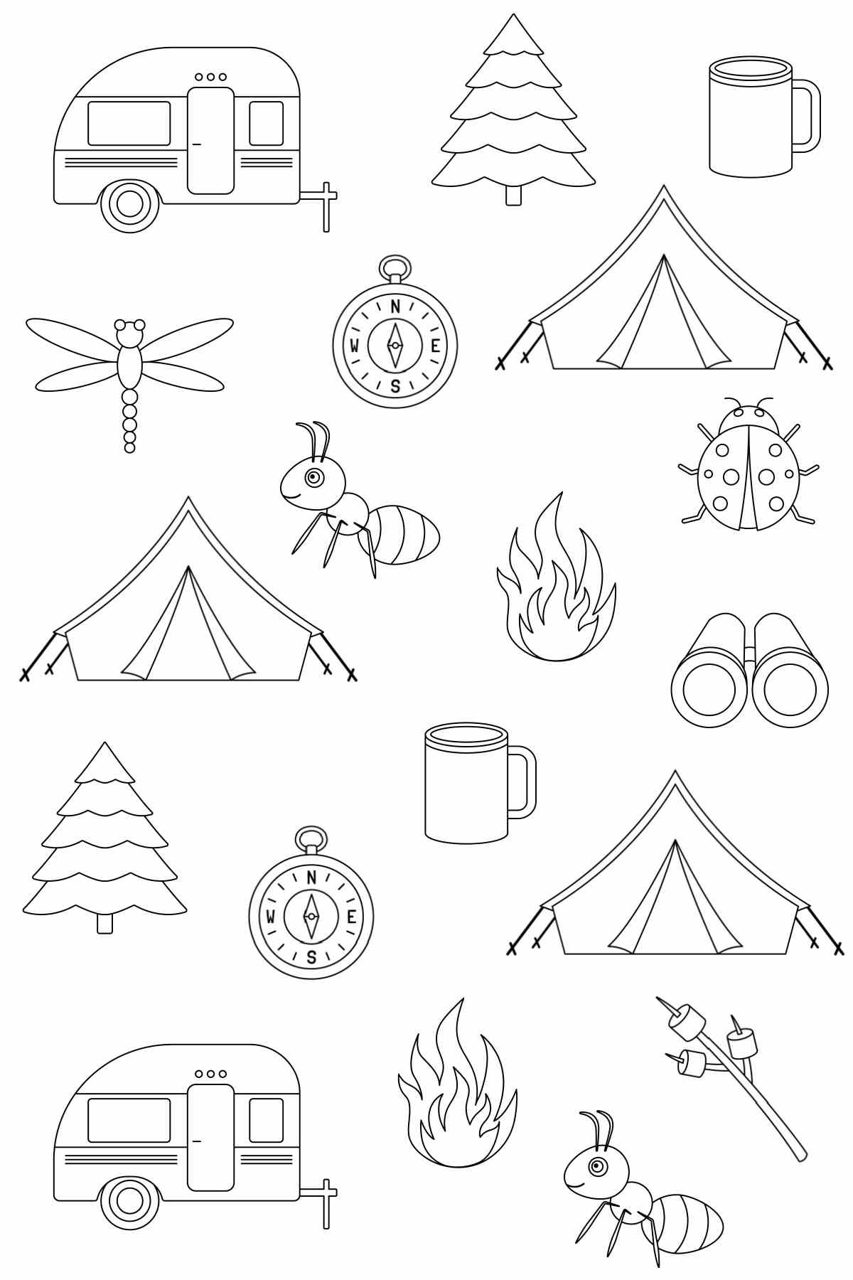 20 Free Printable Summer Coloring Sheets Designs For All Ages