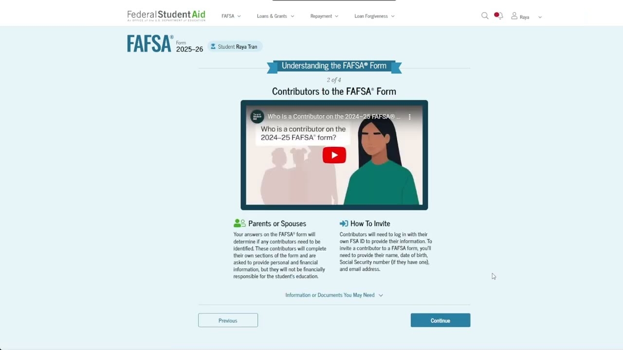 2025 2026 FAFSA Walkthrough Guide For Students And Contributors