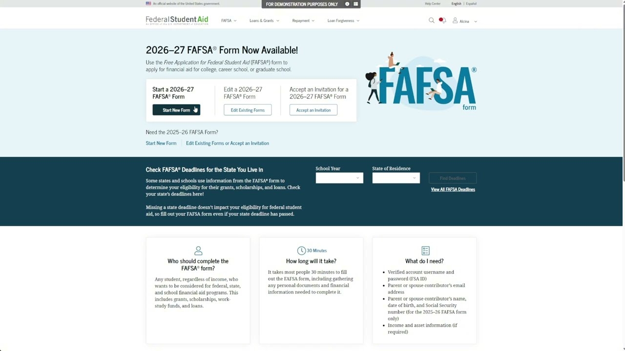 2026 2027 FAFSA Walkthrough Guide For Dependent Students Contributors And Independent Students