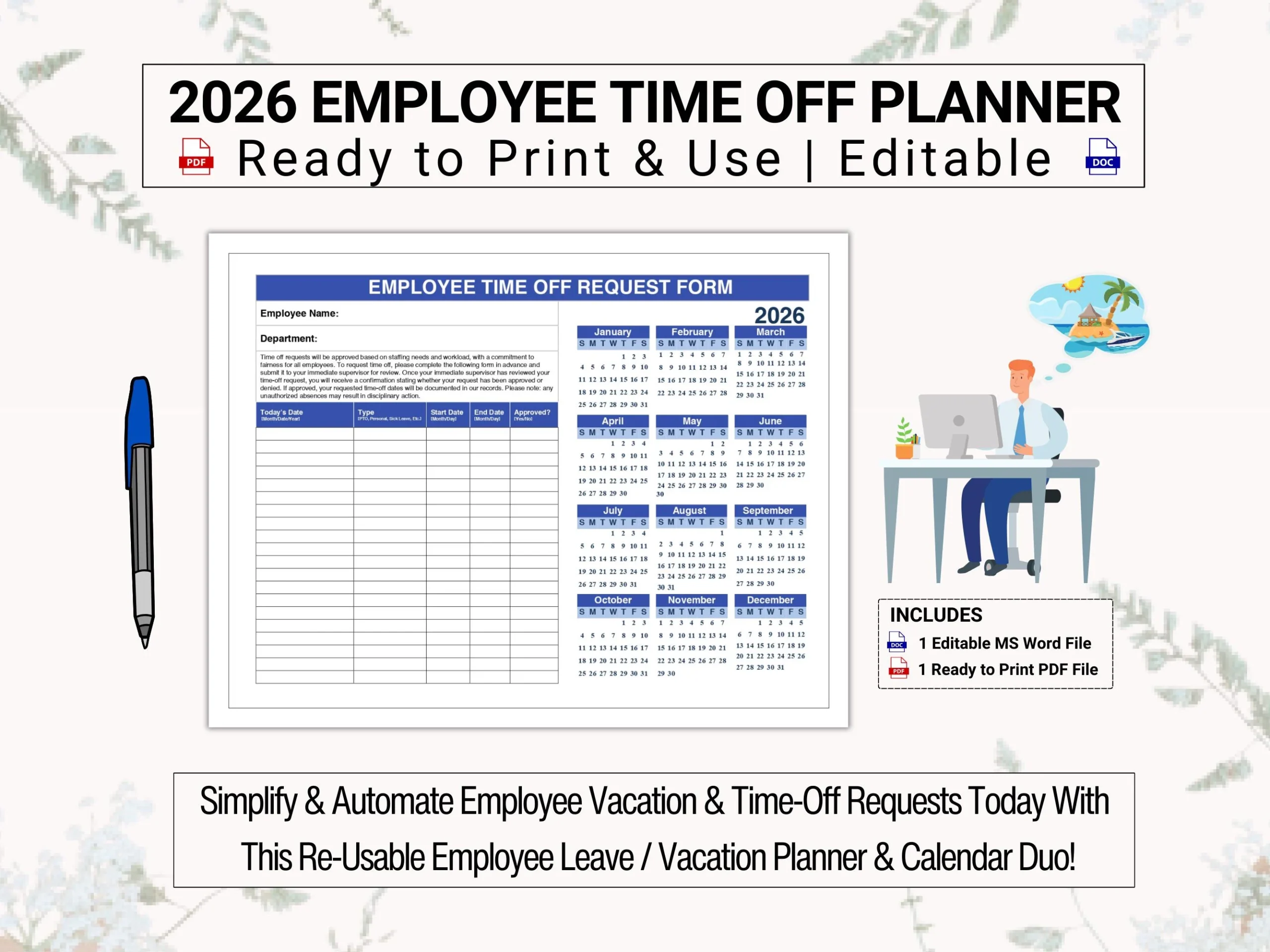 Printable Form I 9 2026