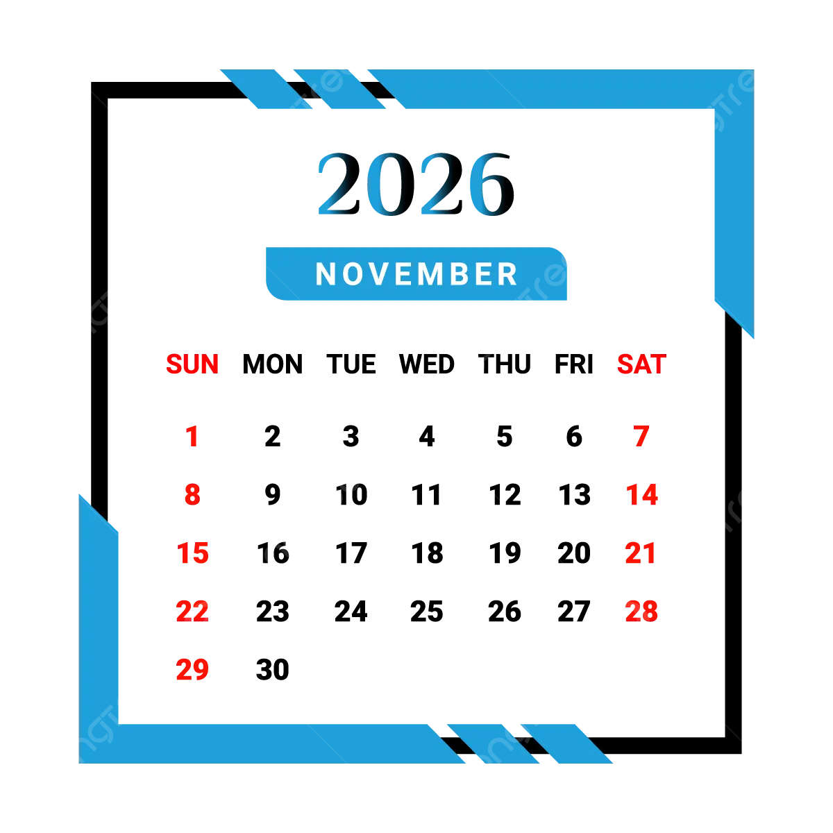 Astrology Calendar November 2026 Printable
