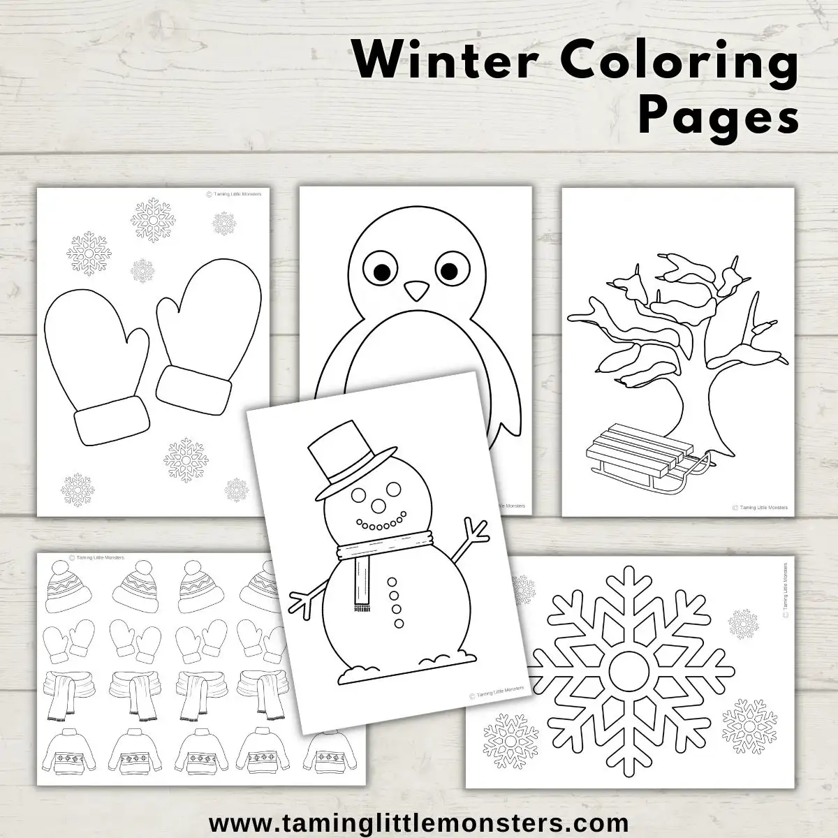 24 Free Printable Winter Coloring Pages For Kids Taming Little 