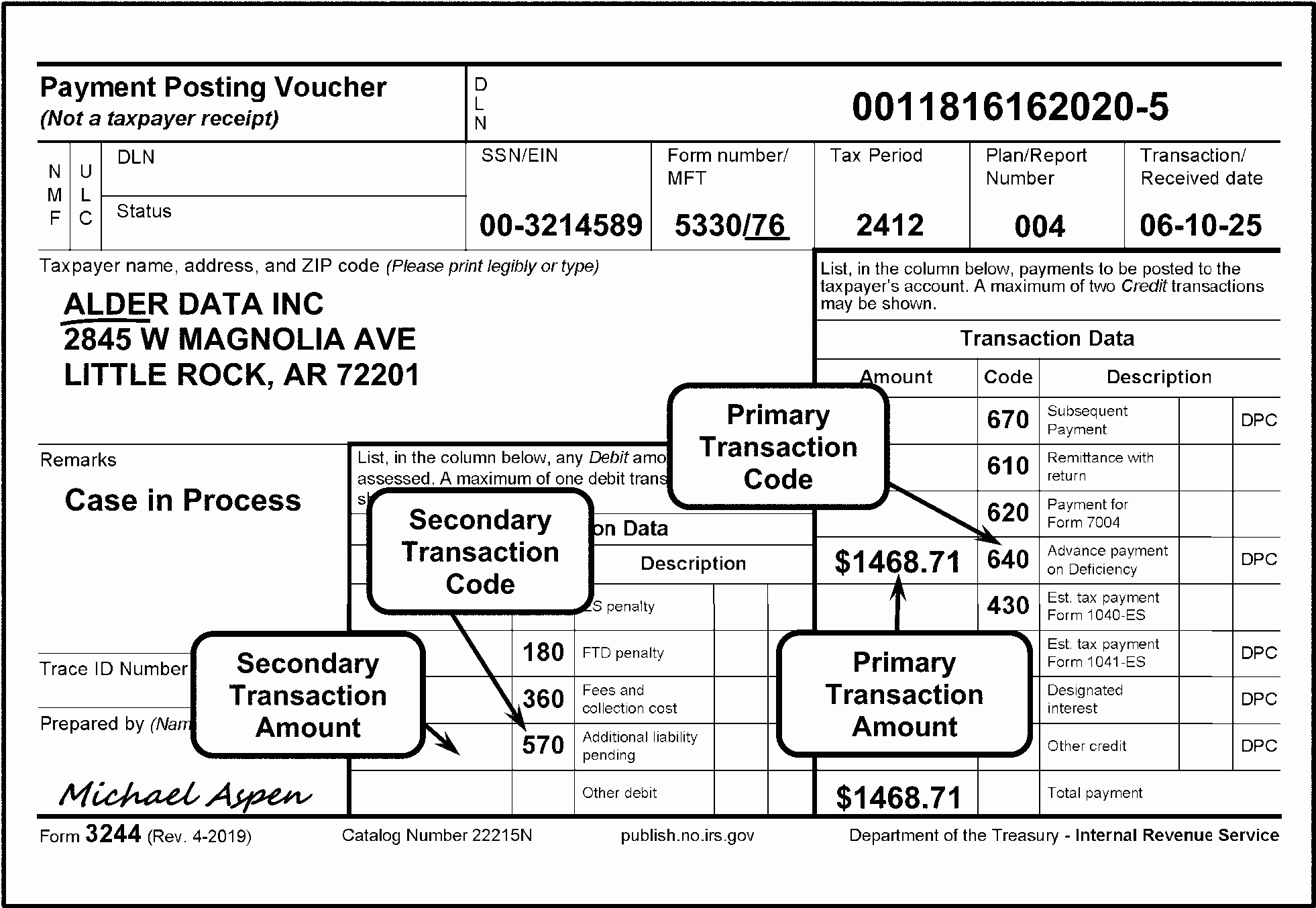 Form 1040 Payment Voucher 2026