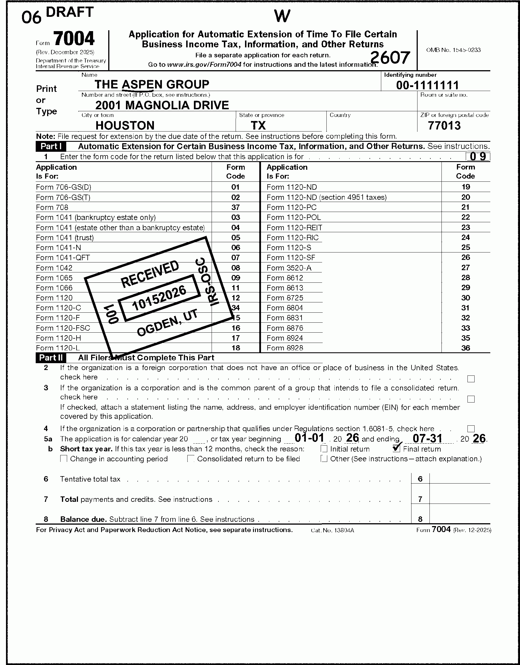 3 11 212 Applications For Extension Of Time To File Internal 