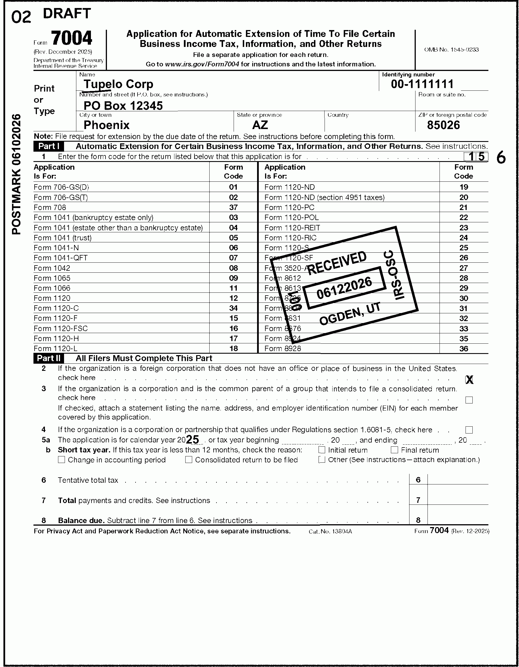 Irs Tax Extension Form 2026 Irs Tax Extension Form 2026