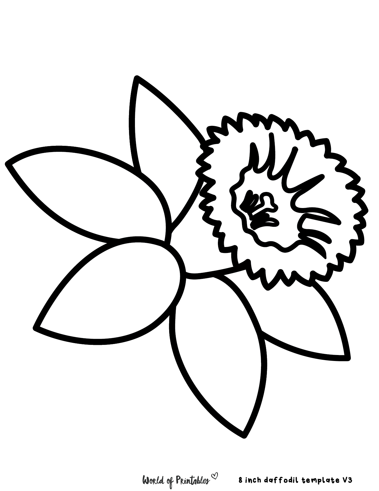 40 Daffodil Templates Tips For Fun Activities World Of Printables