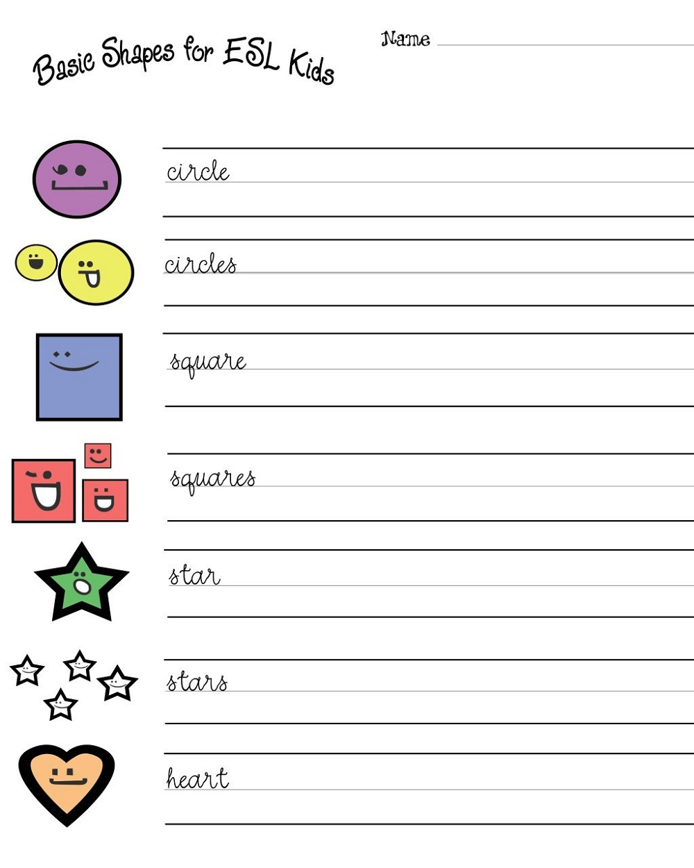 Esl Printables Worksheets Free