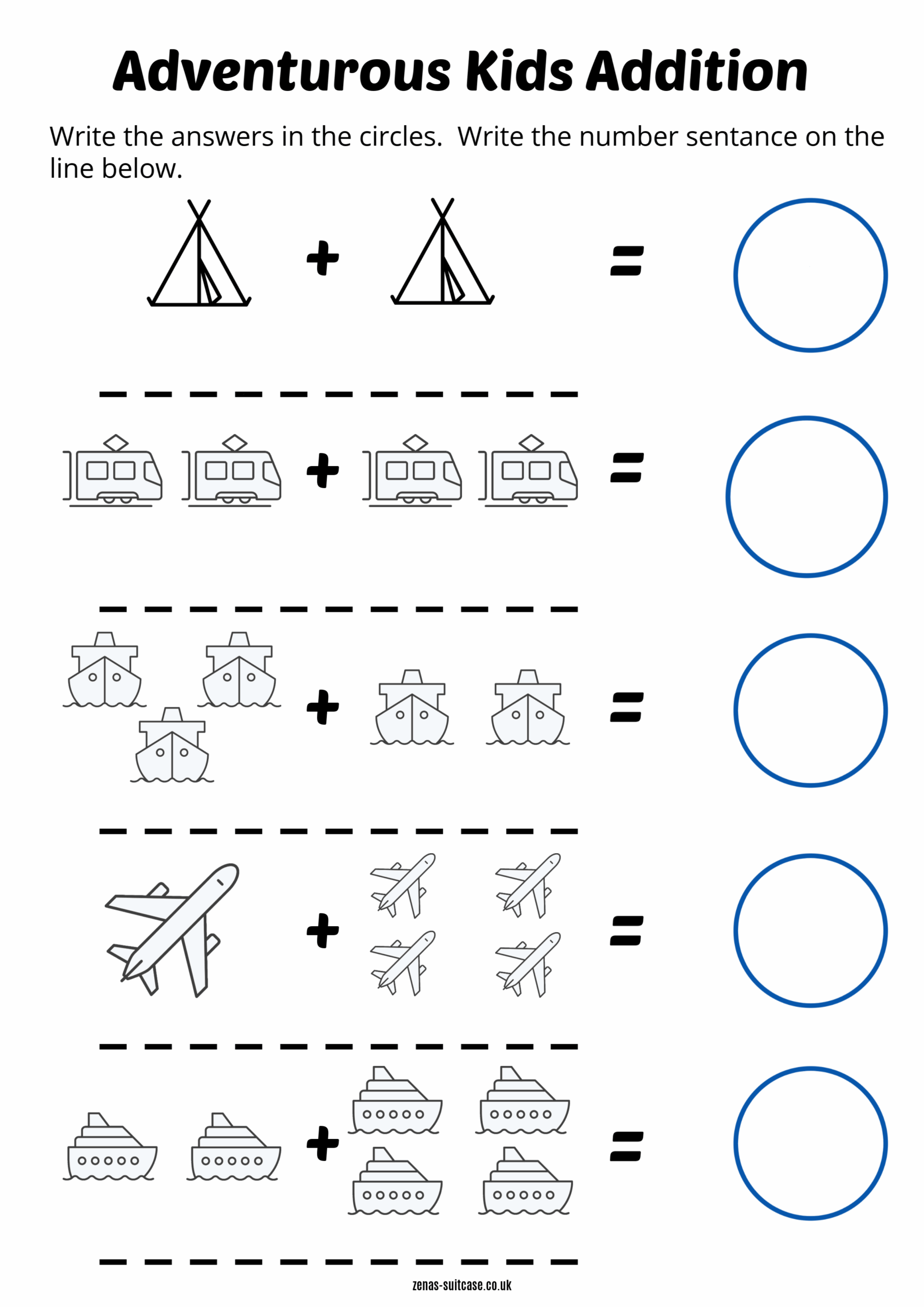 5 Senses a Worksheets Library