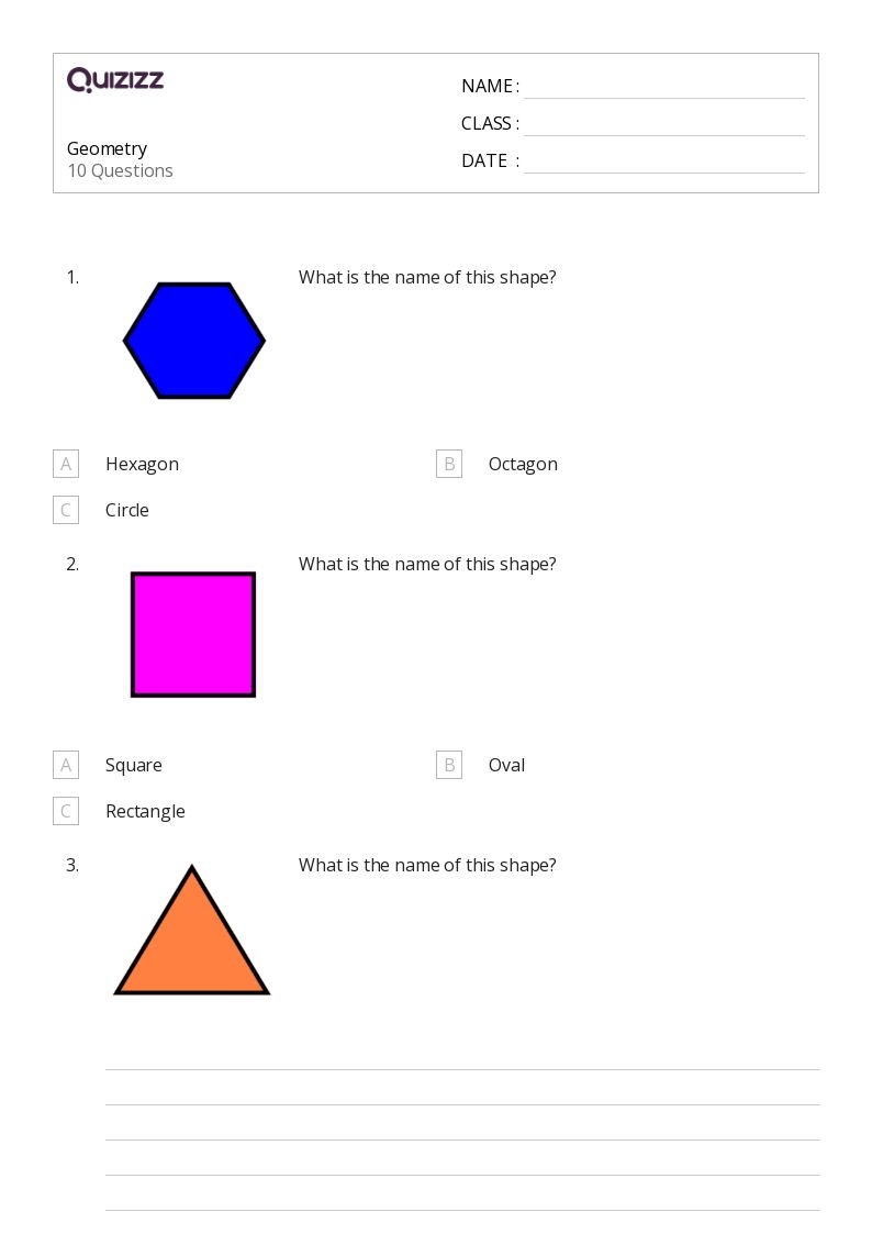 50 Geometry Worksheets For 3rd Class On Quizizz Free amp Printable