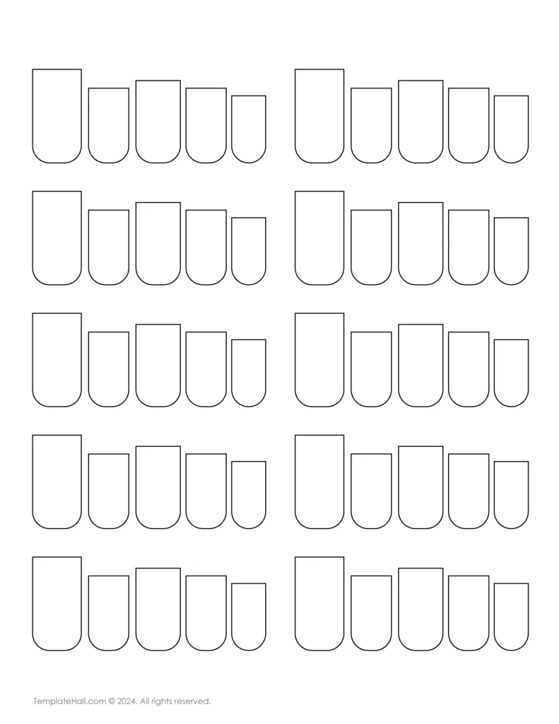 Printable Nail Art Templates