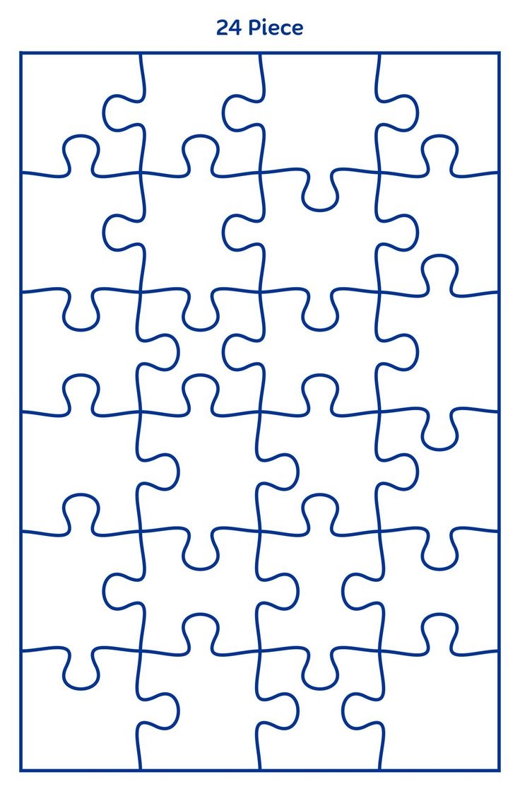 Free Printable 4 Piece Puzzle Pieces