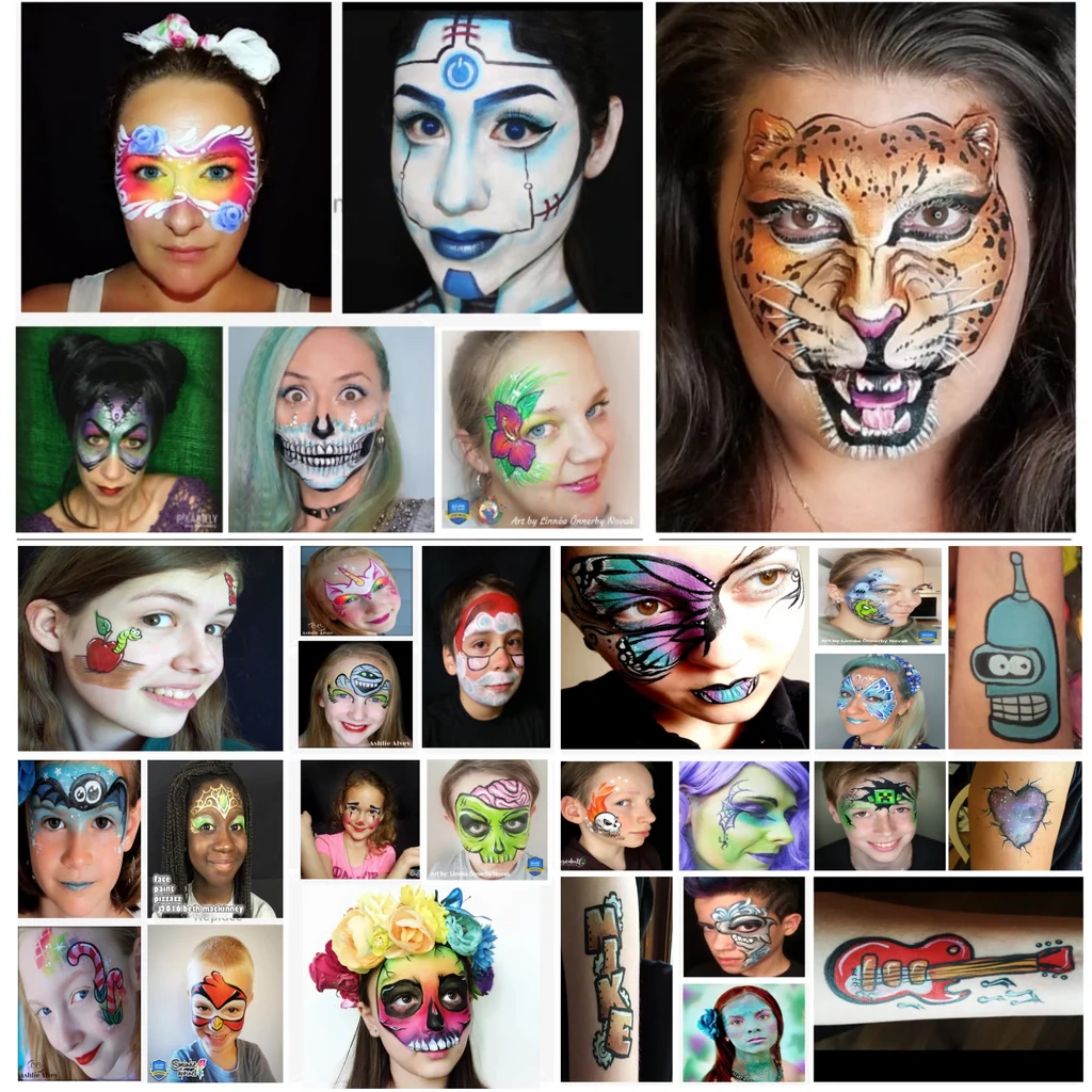 Simple Face Painting Templates