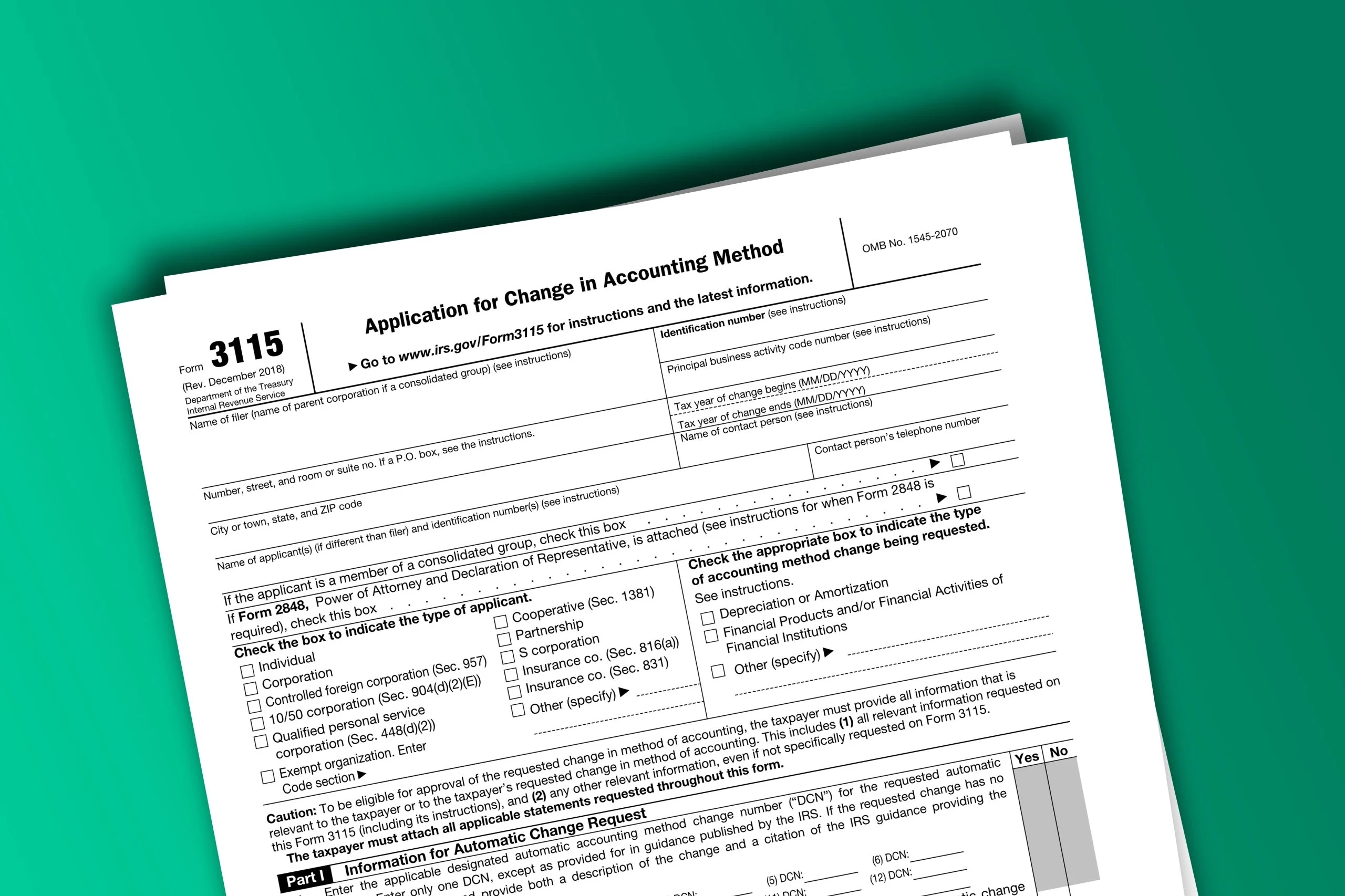 Irs Form 3115 Instructions