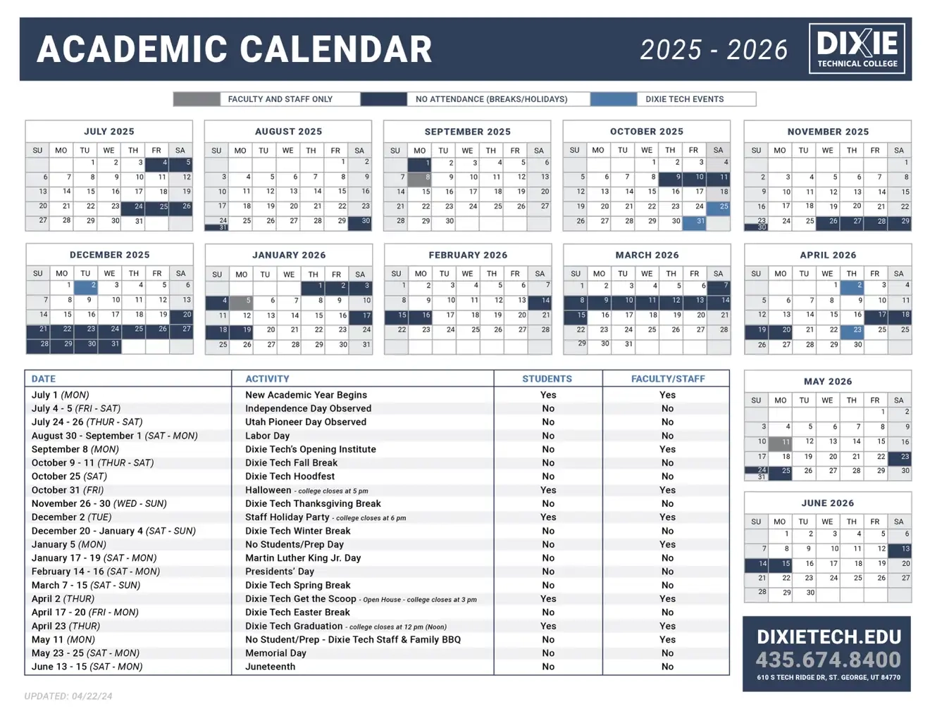 Academic Calender 2026 School Academic Calendar