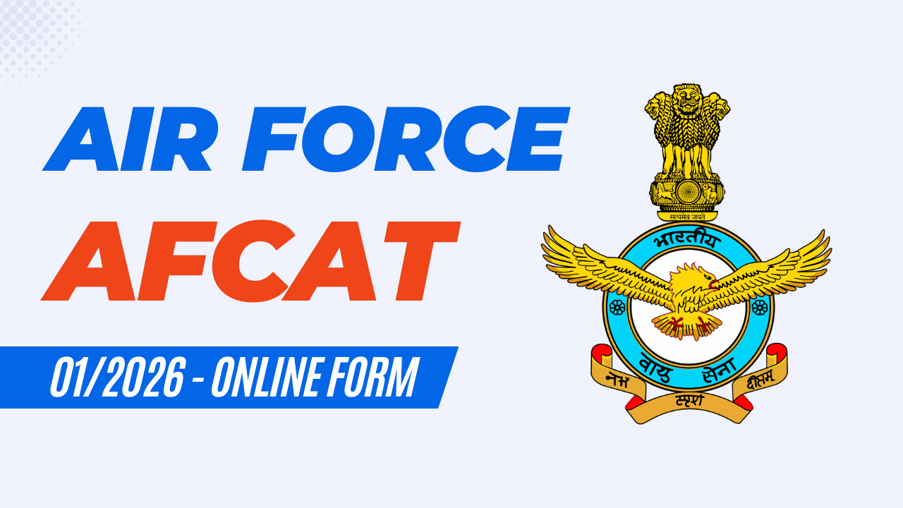 Air Force AFCAT 01 2026 Online Form