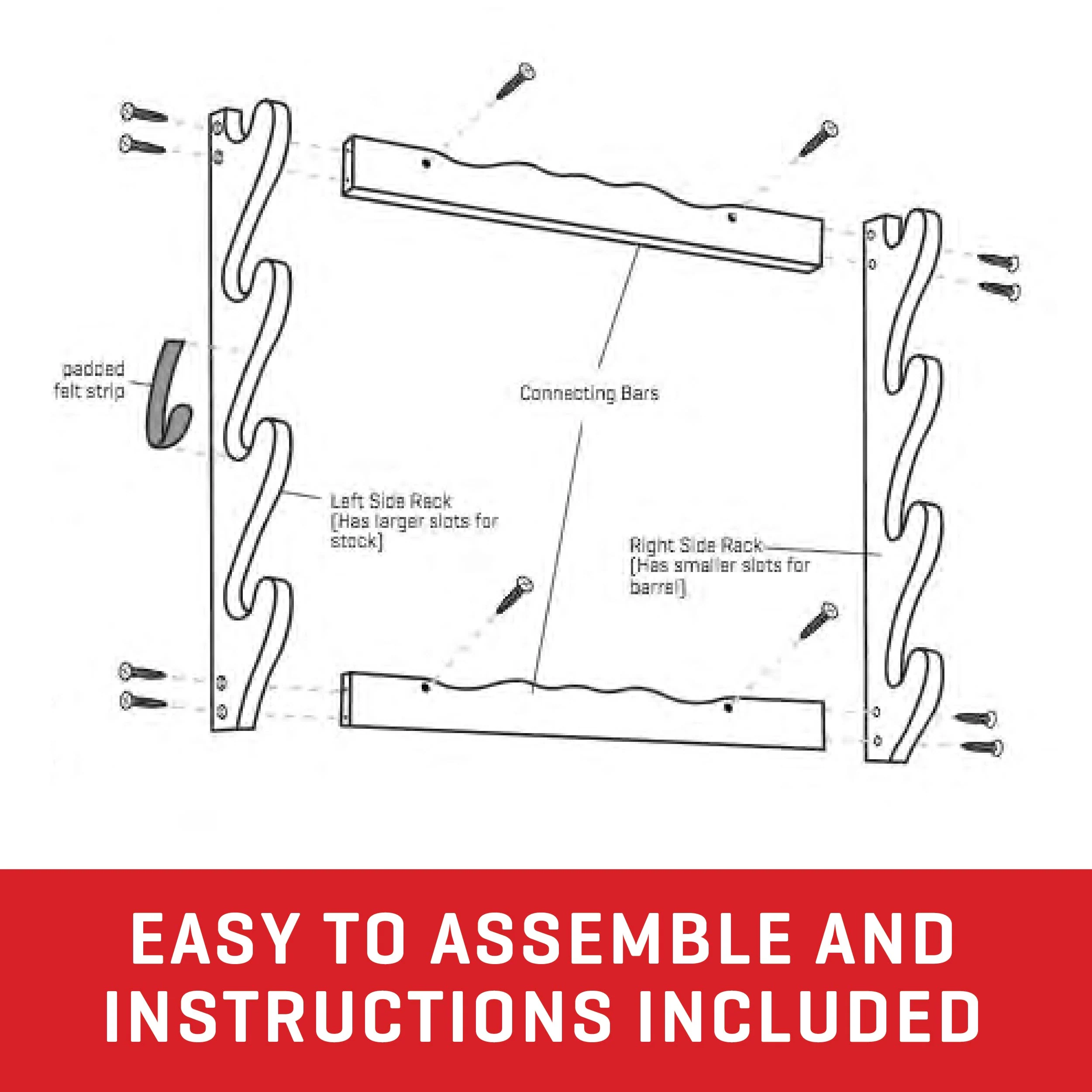 Gun Rack Template Printable