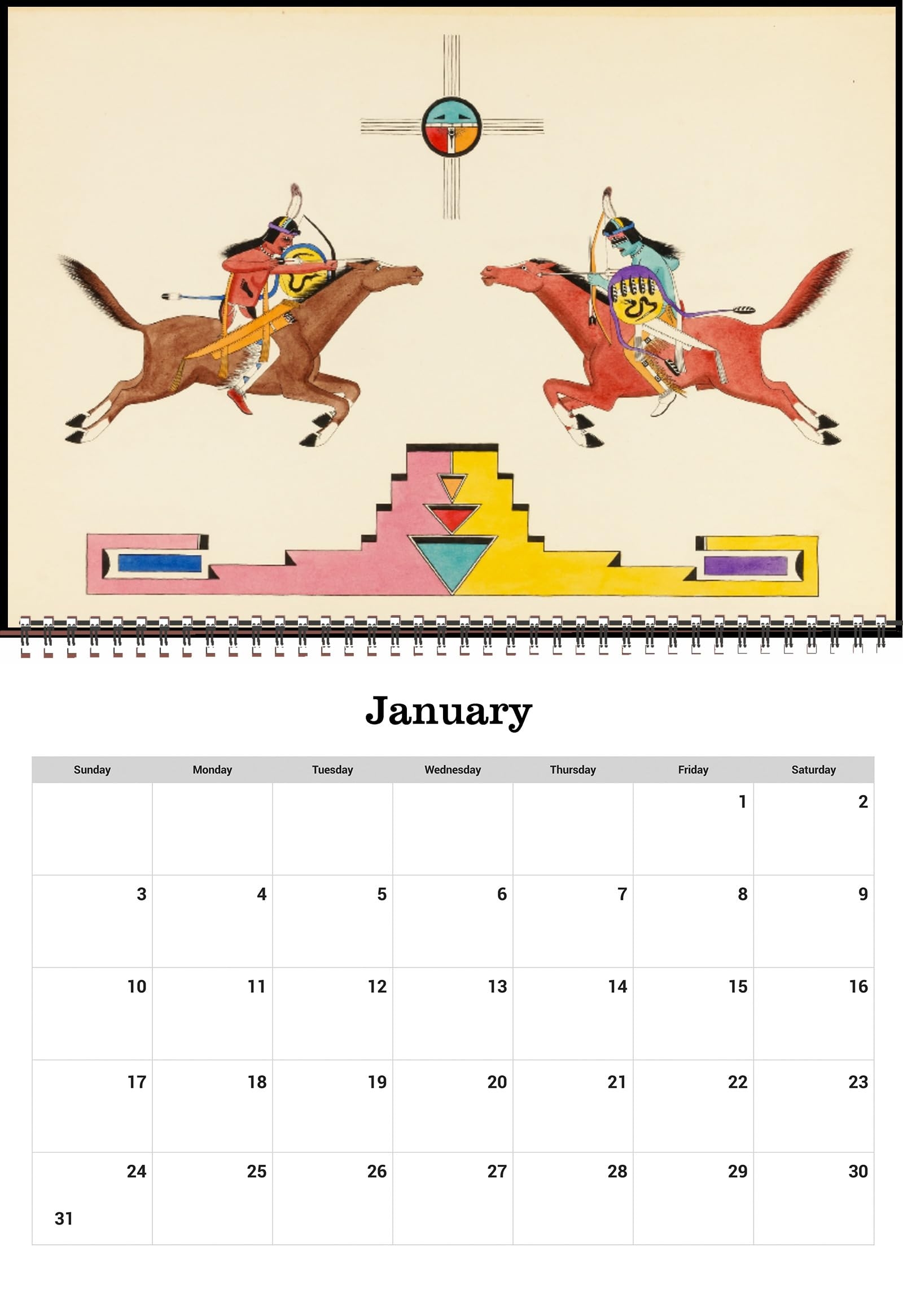 Amazon 2026 Wall Calendar 13 Pages 8 x12 Native American 
