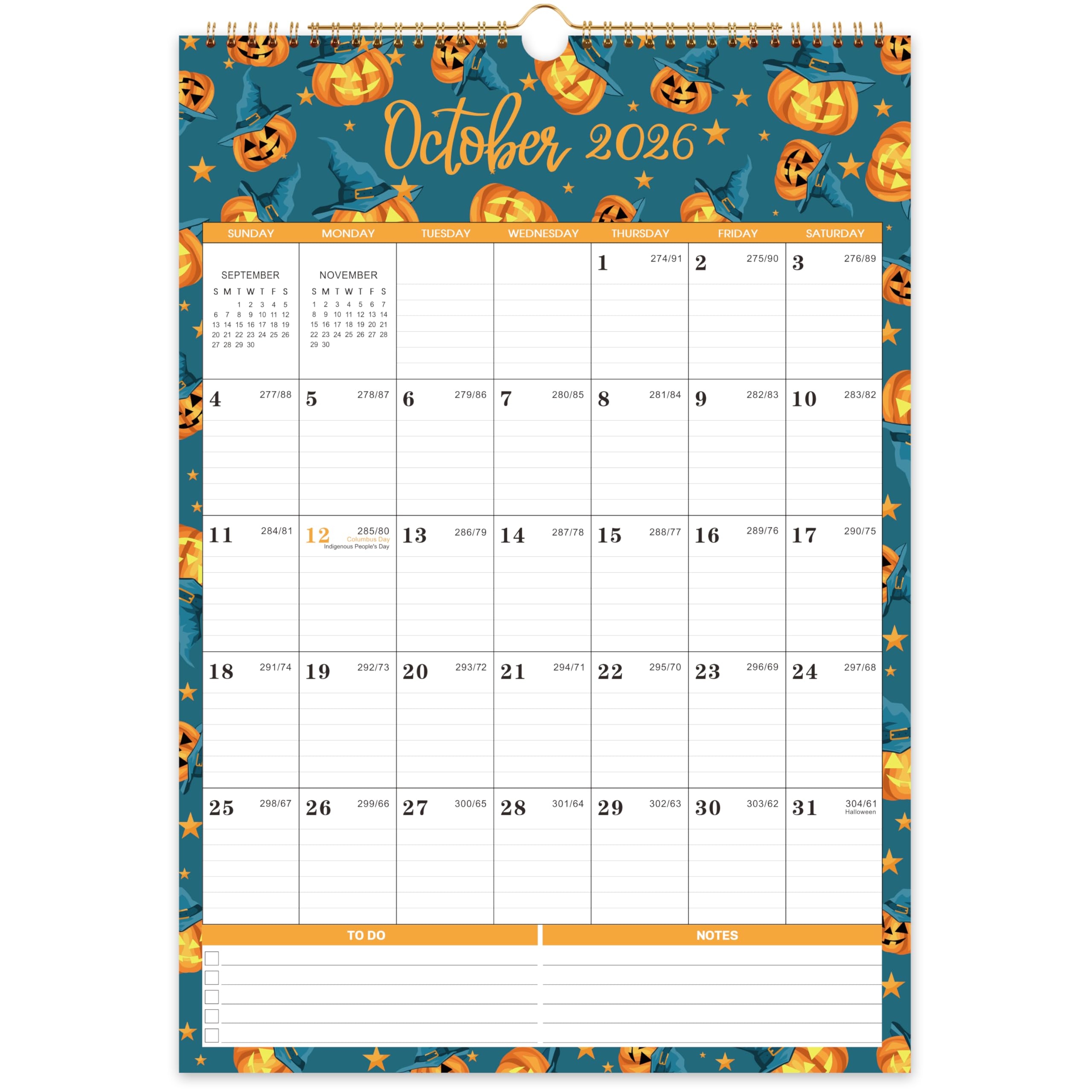 Cartoon December 2026 Calendar Printable