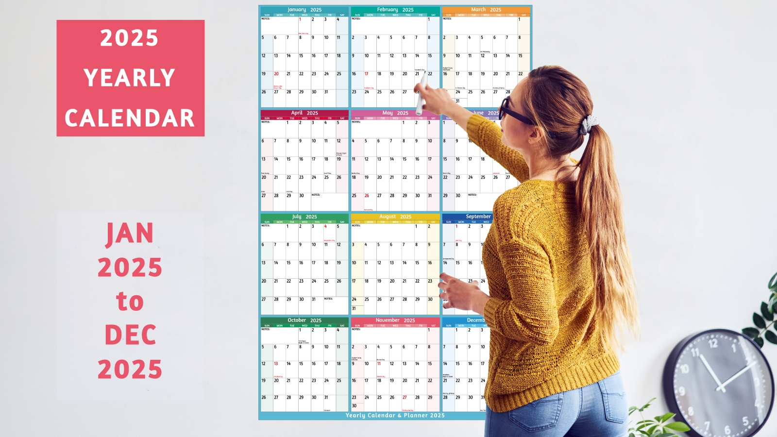 Printable Blank Veticalcalendar