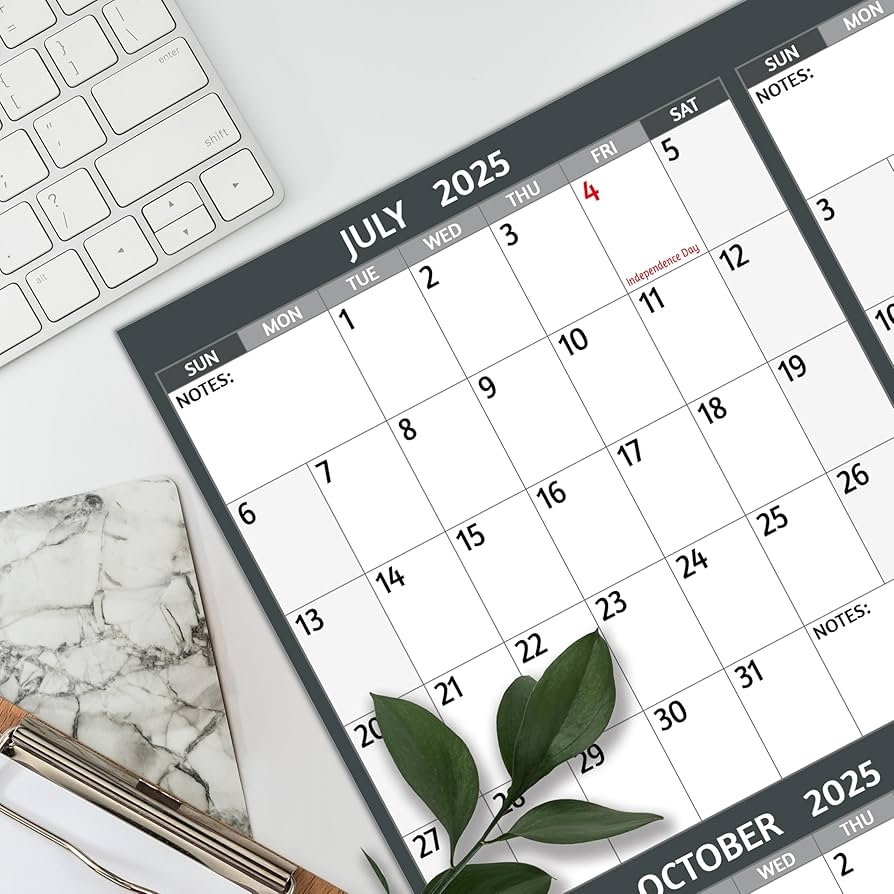 Amazon Yearly Wall Calendar 2025 2026 Large Yearly Calendar 