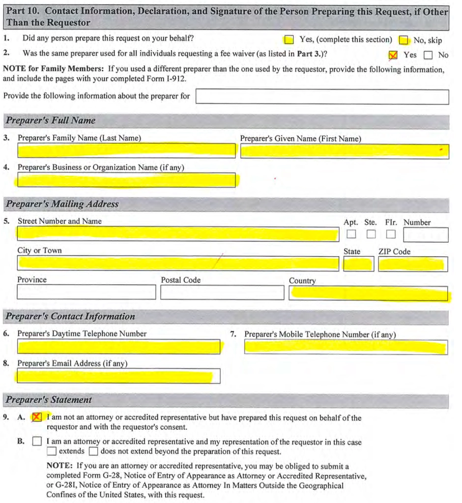 Irs Form I-912