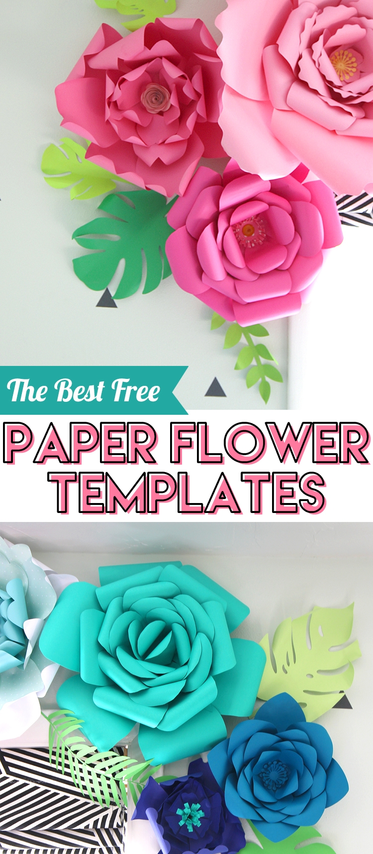 Cut Out Printable Free Paper Flower Petal Templates