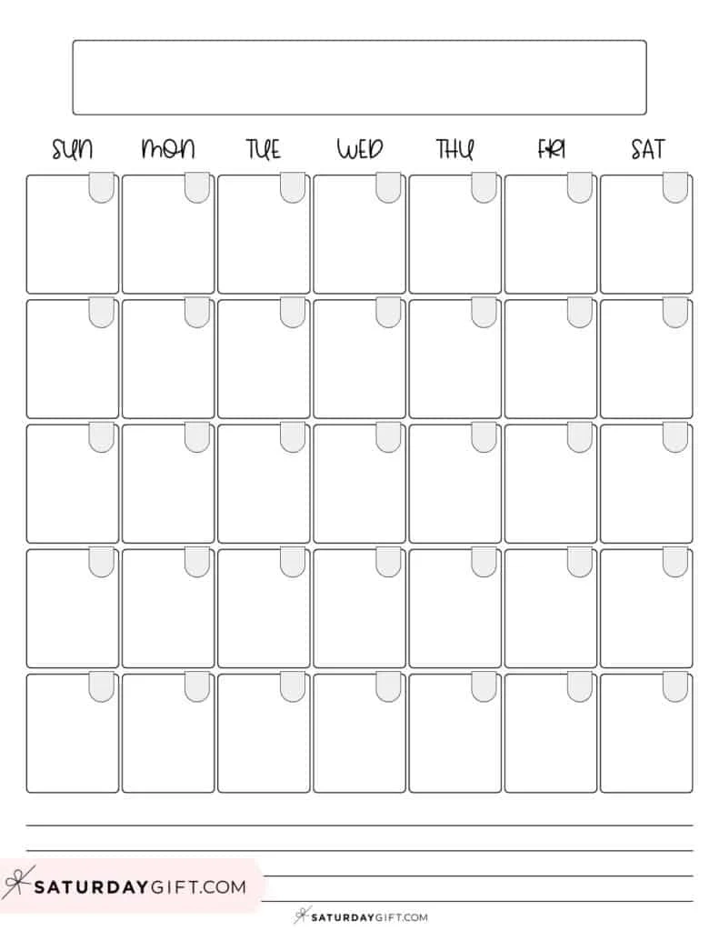 Printable Calendar Blank Printable Calendar