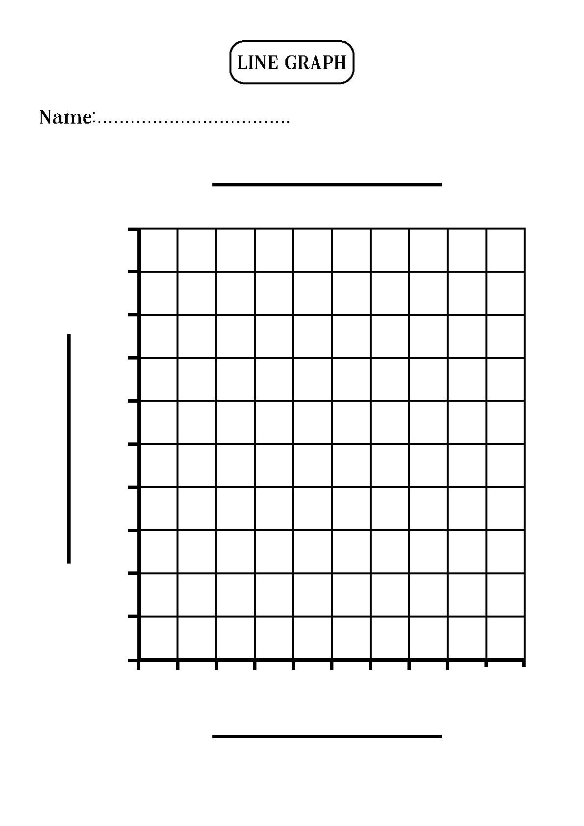 Blank Line Graph Printable