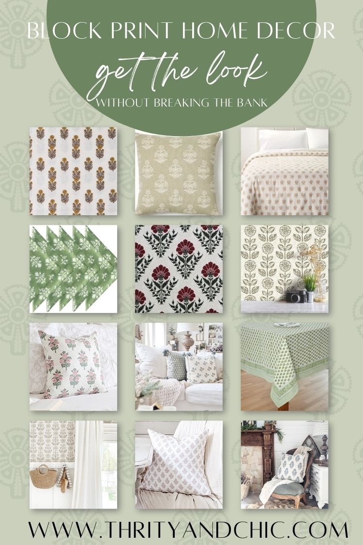 Block Print Decor Trends What Is It And Where To Find It 
