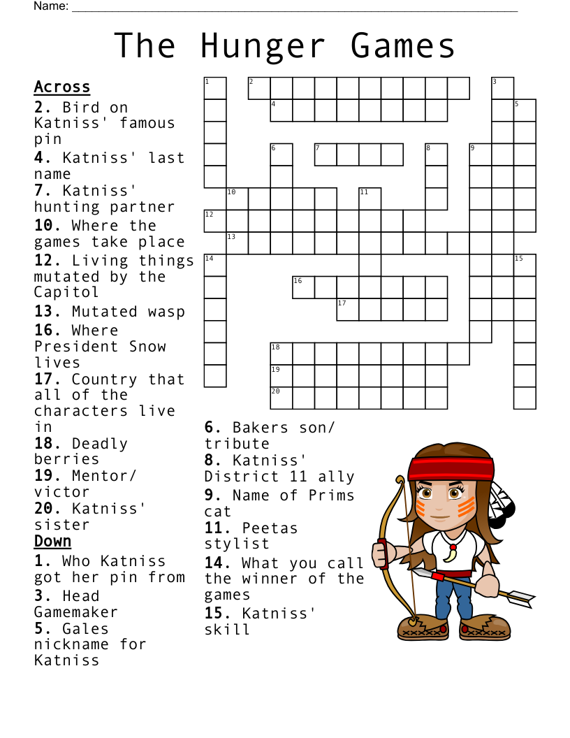Crossword Puzzles Printable Bingo Games