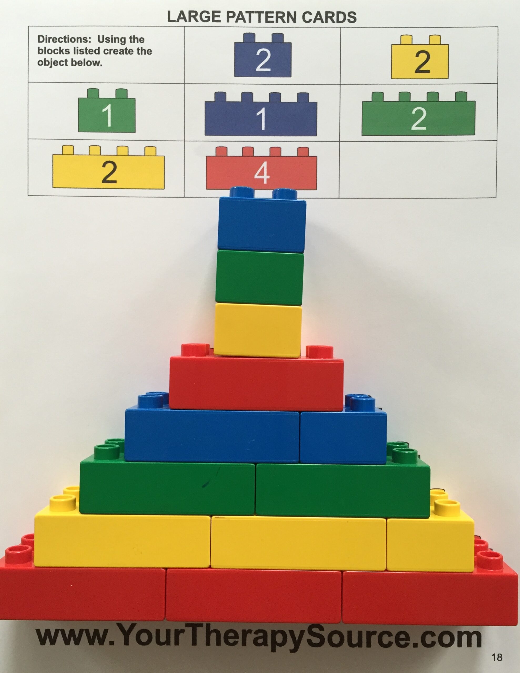 Building Blocks Pattern Cards