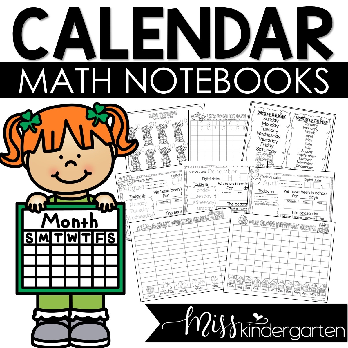 Calendar Miss Kindergarten