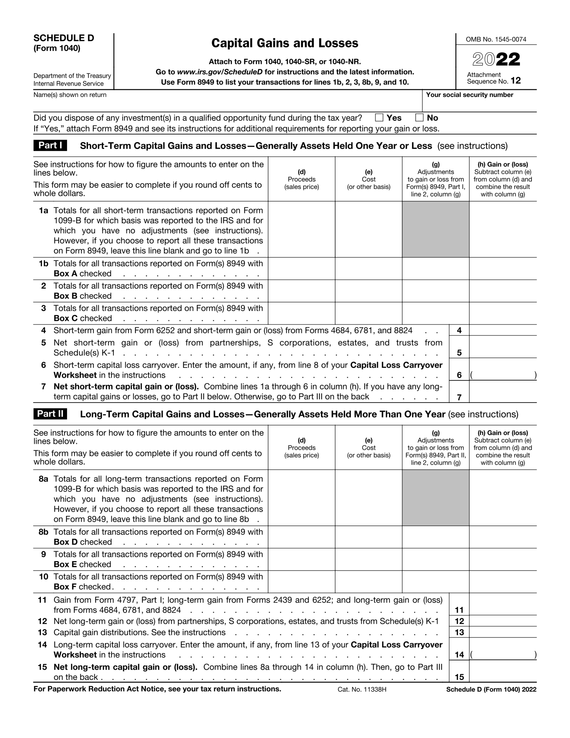 Capital Gains Tax