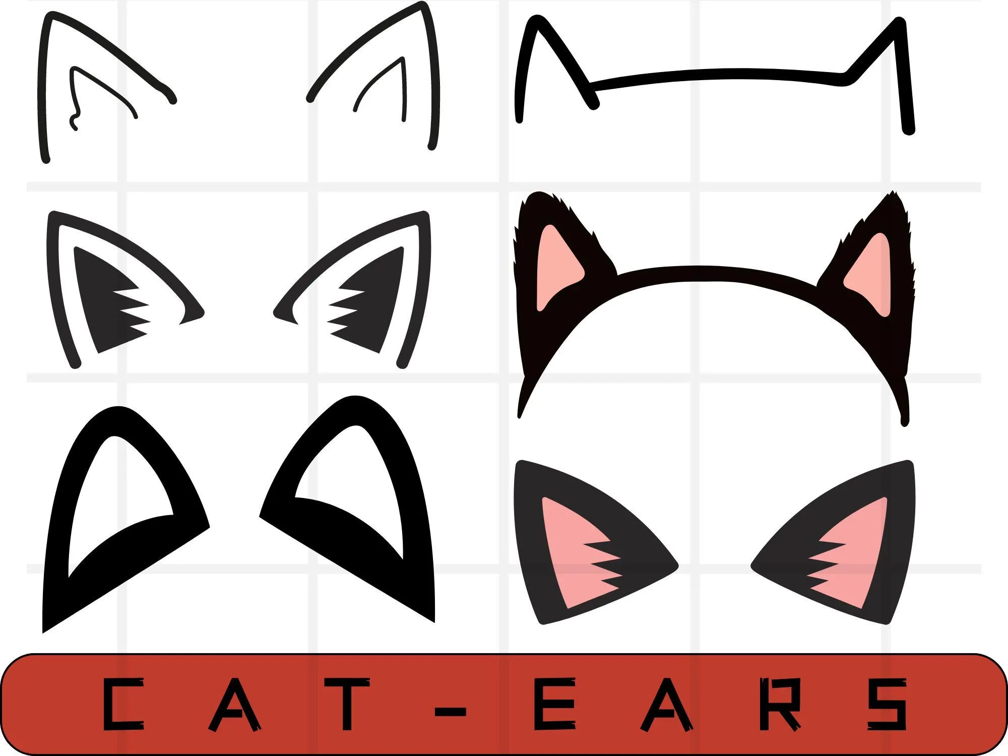 Cut Out Cat Ears Template Printable