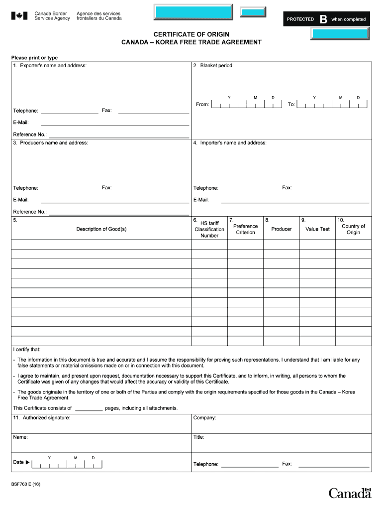 Ceta Certificate Of Origin Template Fill Out amp Sign Online DocHub