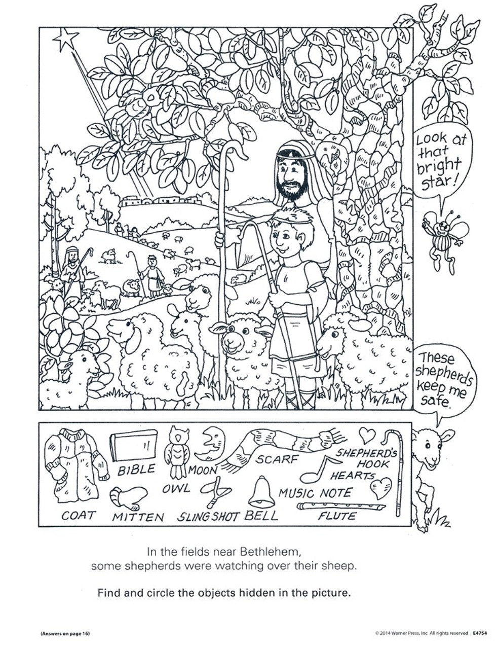 Christmas Hidden Pictures Activity Book Digital Download 