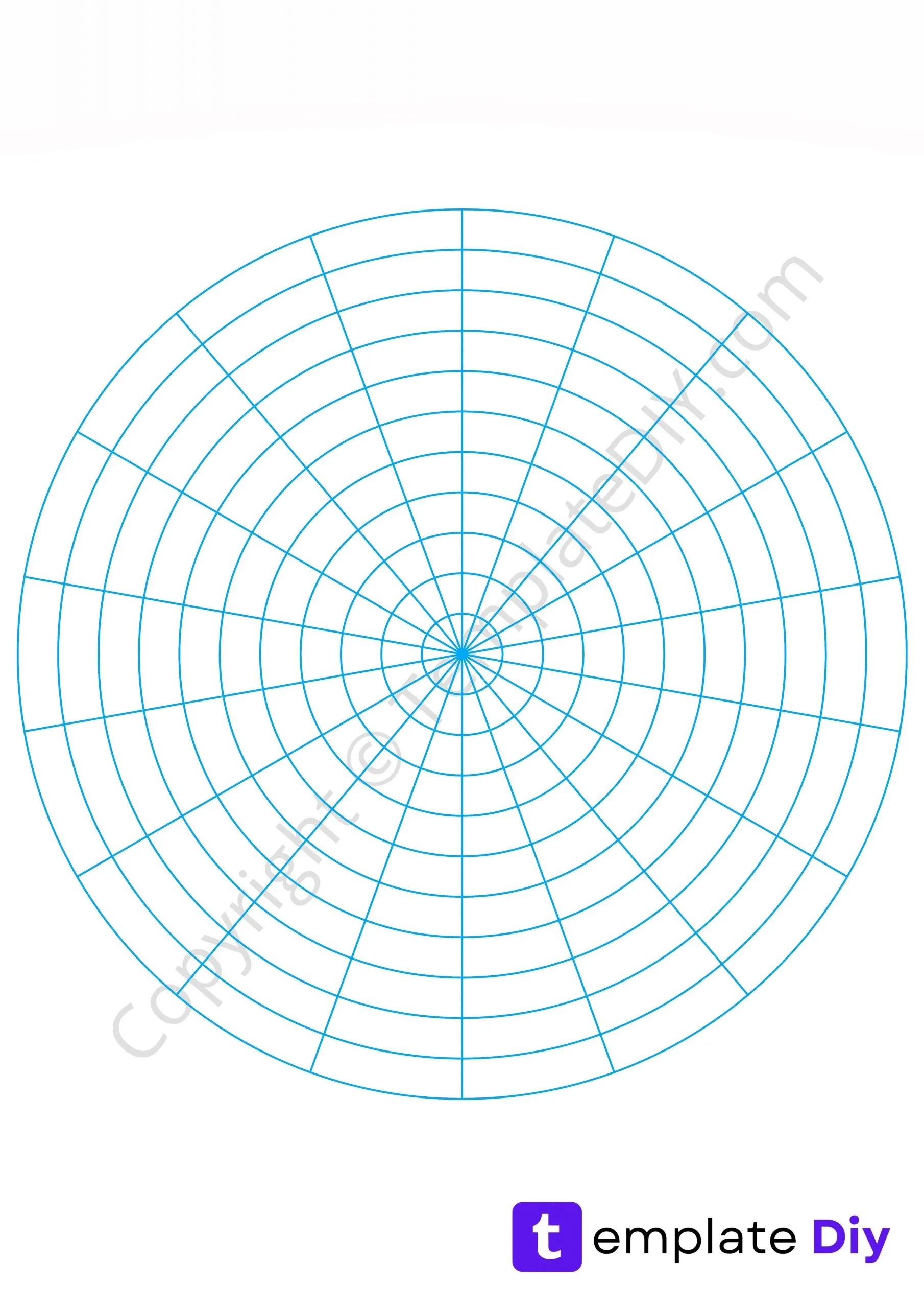 Circular Graph Paper Printable