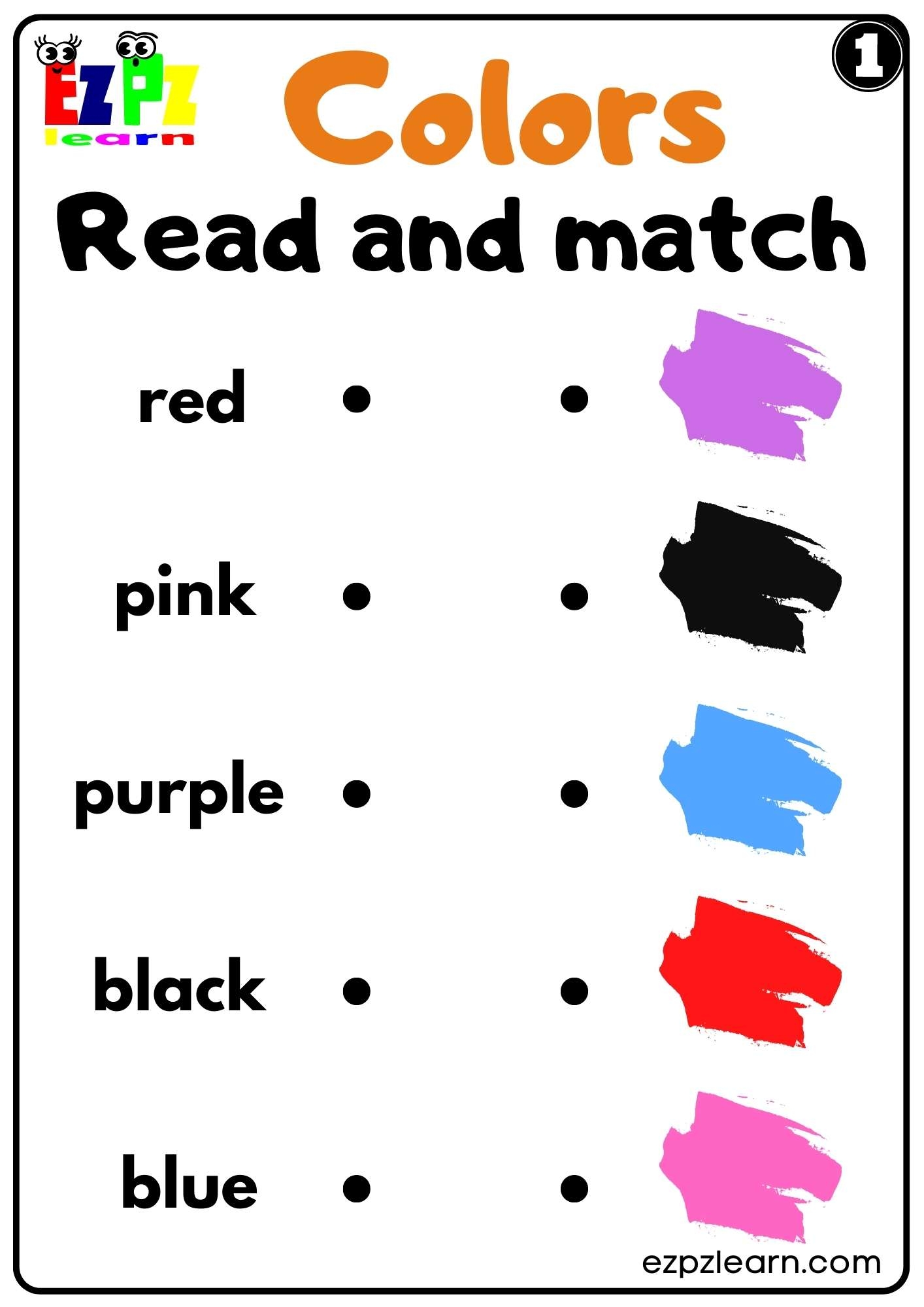 Colors Ezpzlearn