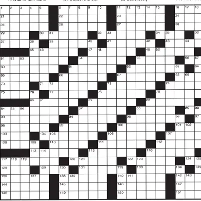 Sunday Crossword Puzzles Printable Free