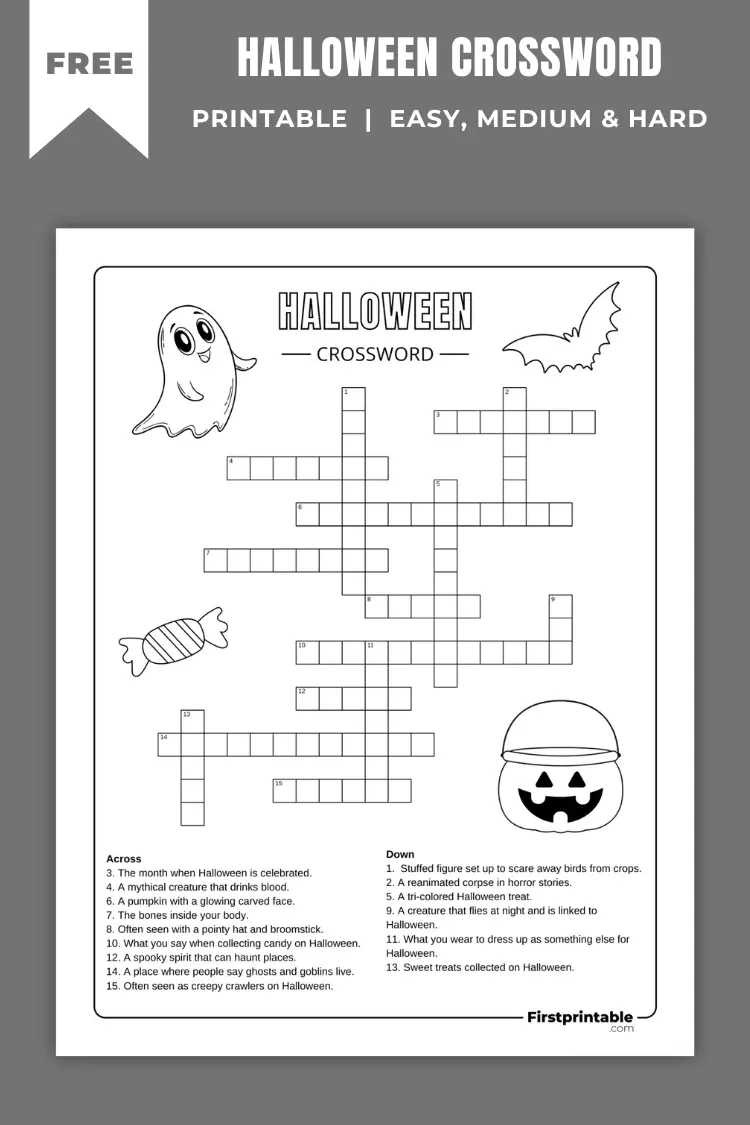 Free Printable July 2026 Crossword Puzzles
