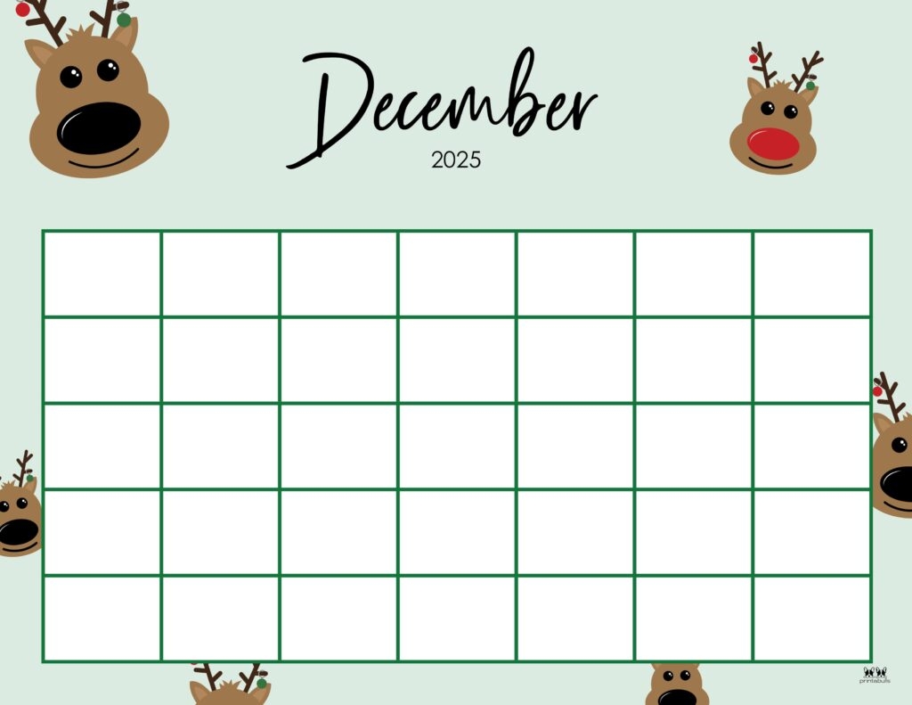 Printable December Printable Calendar
