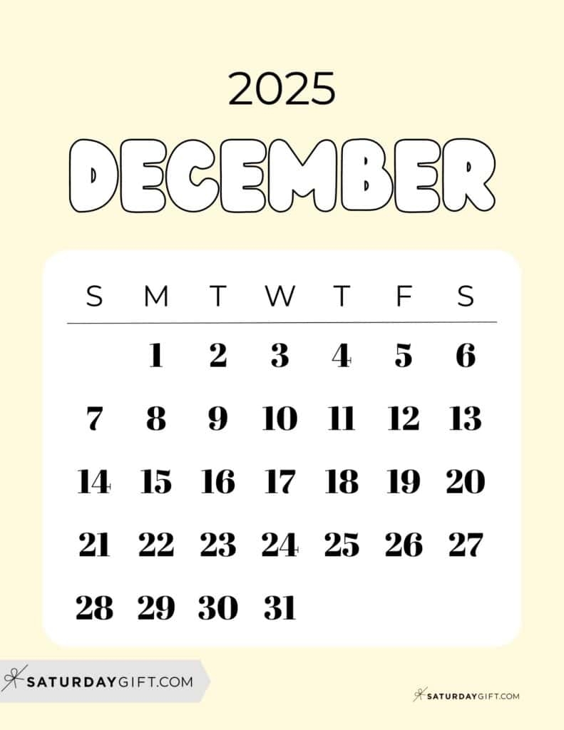 Week Of December 30 Printable Calendar